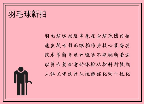 羽毛球新拍